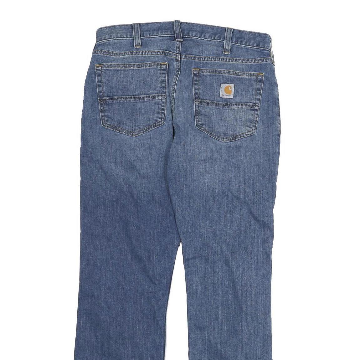 CARHARTT Mens Jeans Blue Relaxed Straight Denim Medium W32 L30 Workwear