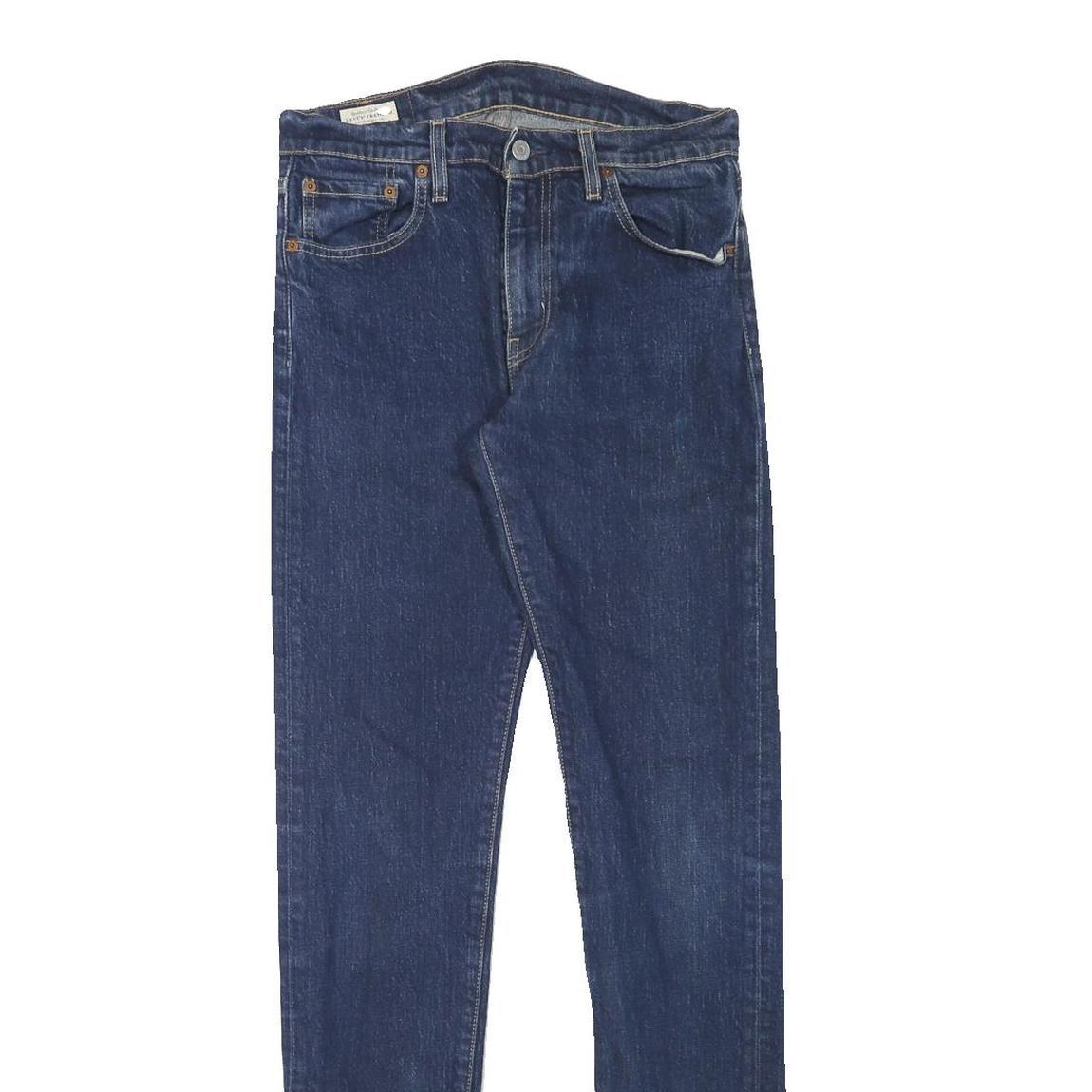 LEVI'S 512 Tapered Mens Jeans Blue Slim Tapered Denim Raw W28 L32 Stylish Fit