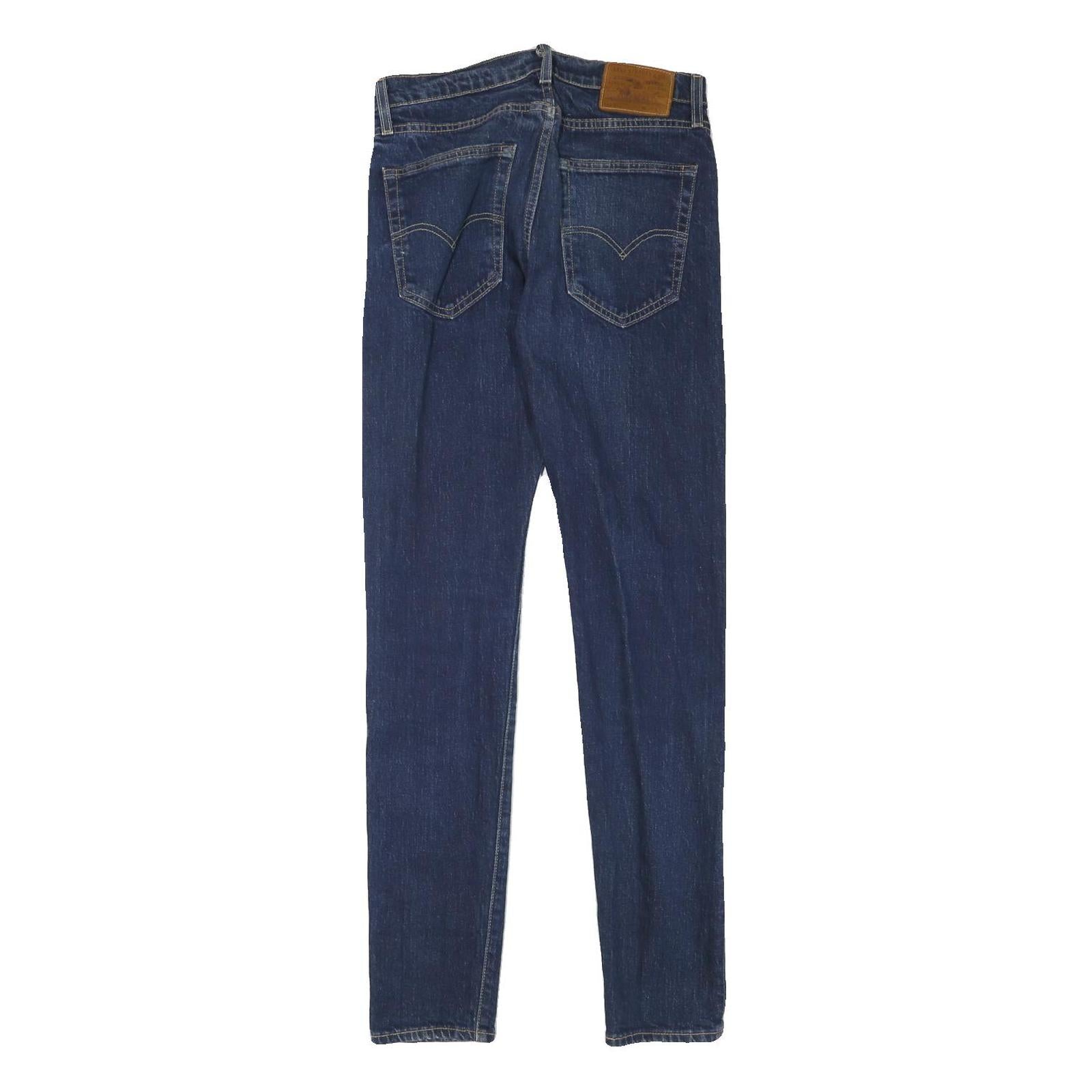 LEVI'S 512 Tapered Mens Jeans Blue Slim Tapered Denim Raw W28 L32 Stylish Fit