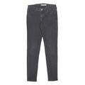 LEVI'S 711 Womens Jeans Black Slim Skinny Denim Medium W26 L30 Stretch Cotton