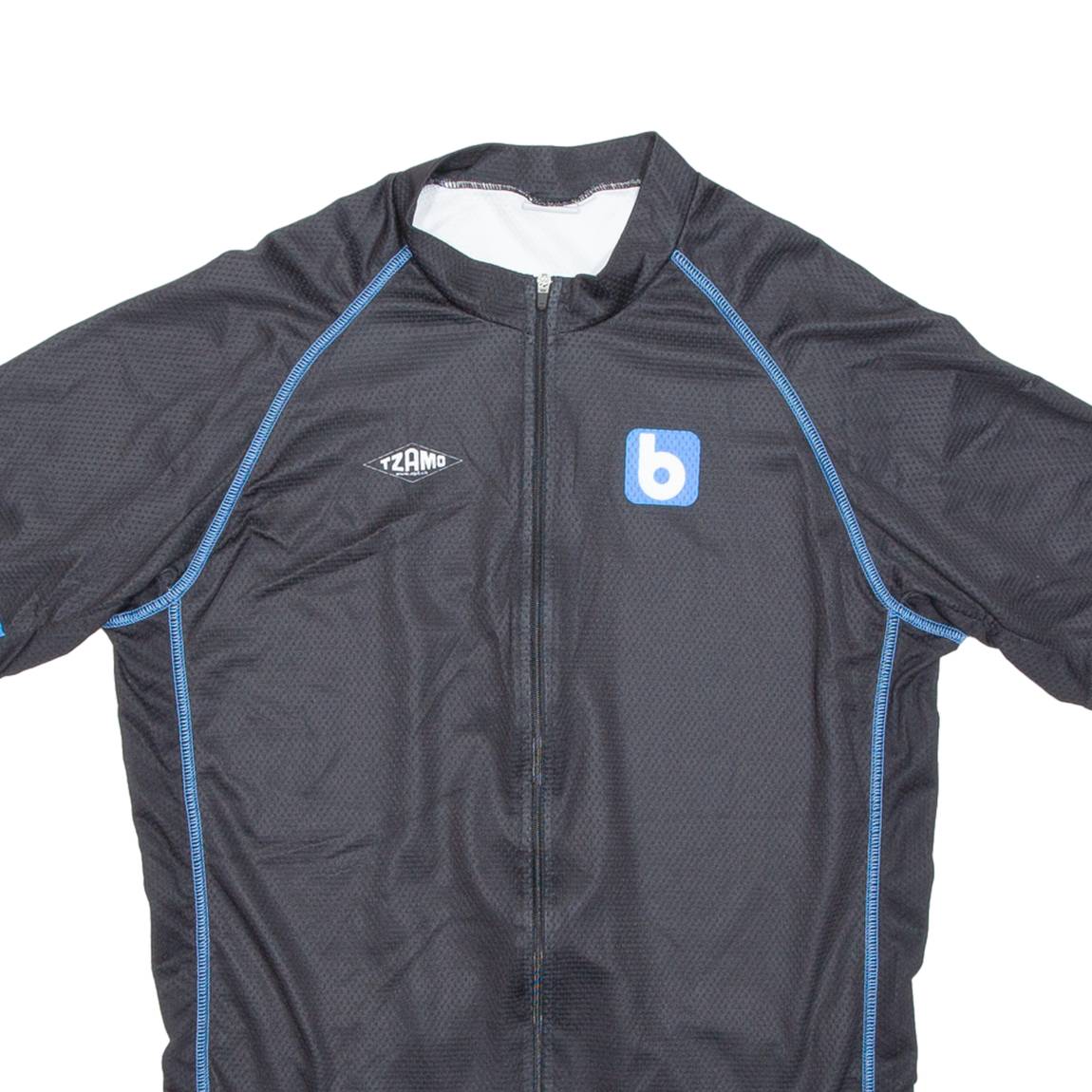 Cycling Mens Jersey Black 1/2 Zip XL