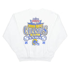 TULTEX St-Louis RAMS Mens Sweatshirt White USA XL