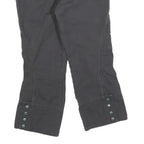 DIESEL Womens Cotton Blend Grey Regular Cargo Trousers W28 L23 Zip Closure