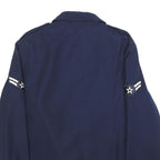 DEFENSE LOGISTICS AGENCY Womens Blue Wool Blend Zip Jacket L Air Force Style