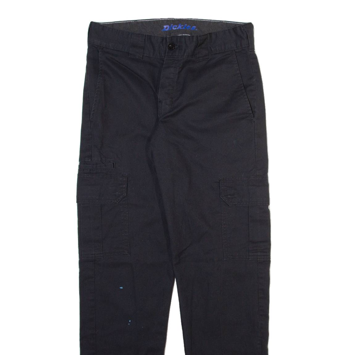 DICKIES Cargo Mens Trousers Black Slim Straight W30 L31