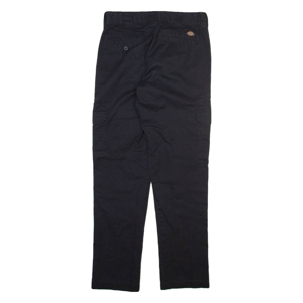 DICKIES Cargo Mens Trousers Black Slim Straight W30 L31
