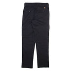 DICKIES Cargo Mens Trousers Black Slim Straight W30 L31