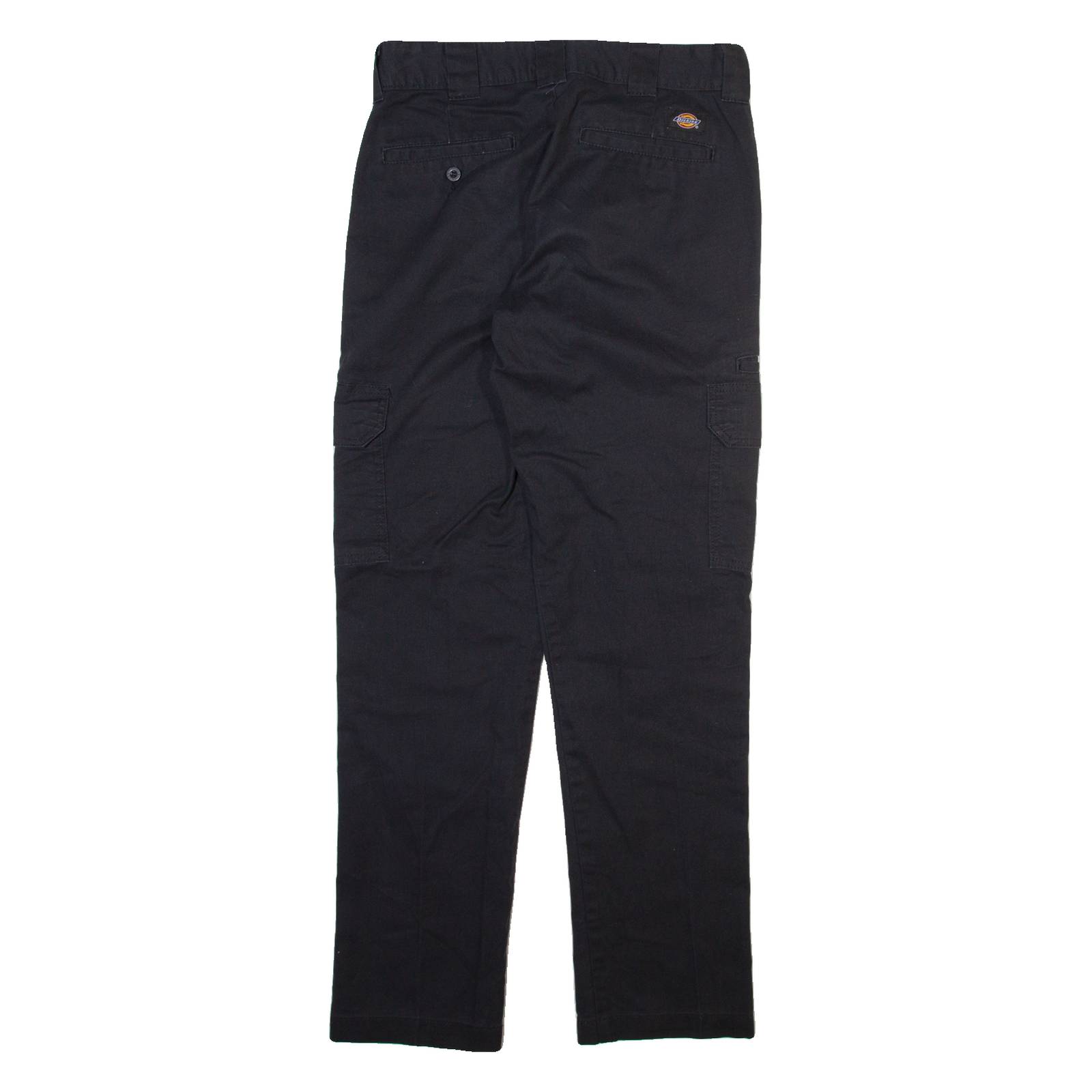 DICKIES Cargo Mens Trousers Black Slim Straight W30 L31