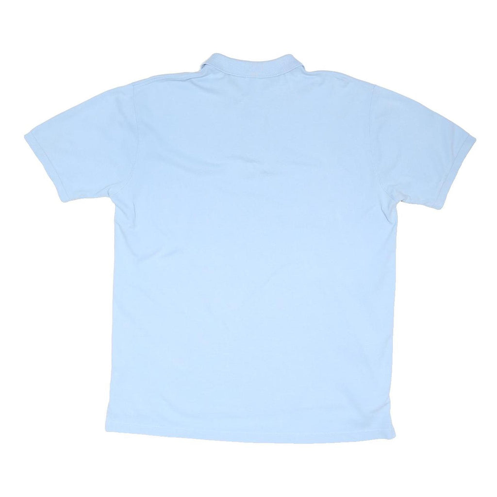 POLO RALPH LAUREN Mens Blue Short Sleeve Plain L Cotton Polo Shirt Classic