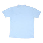 POLO RALPH LAUREN Mens Blue Short Sleeve Plain L Cotton Polo Shirt Classic