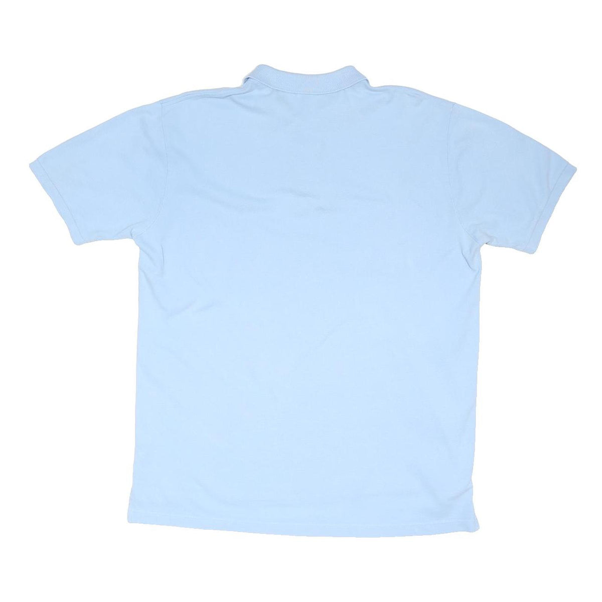 POLO RALPH LAUREN Mens Blue Short Sleeve Plain L Cotton Polo Shirt Classic