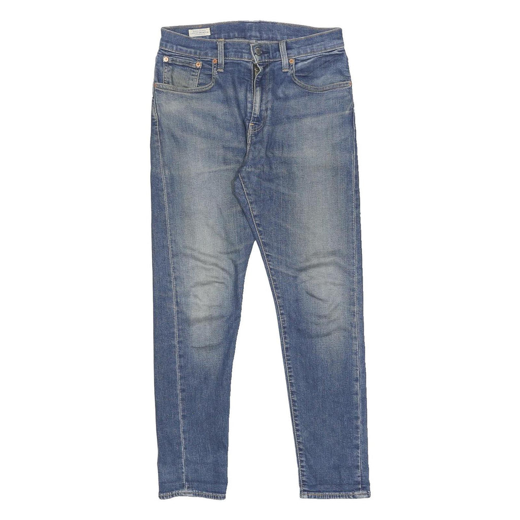 LEVI'S 512 Tapered Mens Jeans Blue Slim Cotton Blend Denim Medium W29 L30 Zip