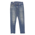 LEVI'S 512 Tapered Mens Jeans Blue Slim Cotton Blend Denim Medium W29 L30 Zip