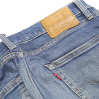 LEVI'S 512 Tapered Mens Jeans Blue Slim Cotton Blend Denim Medium W29 L30 Zip