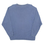 BODY TIME Lightweight Western Mens Sweatshirt Blue Crew Neck S