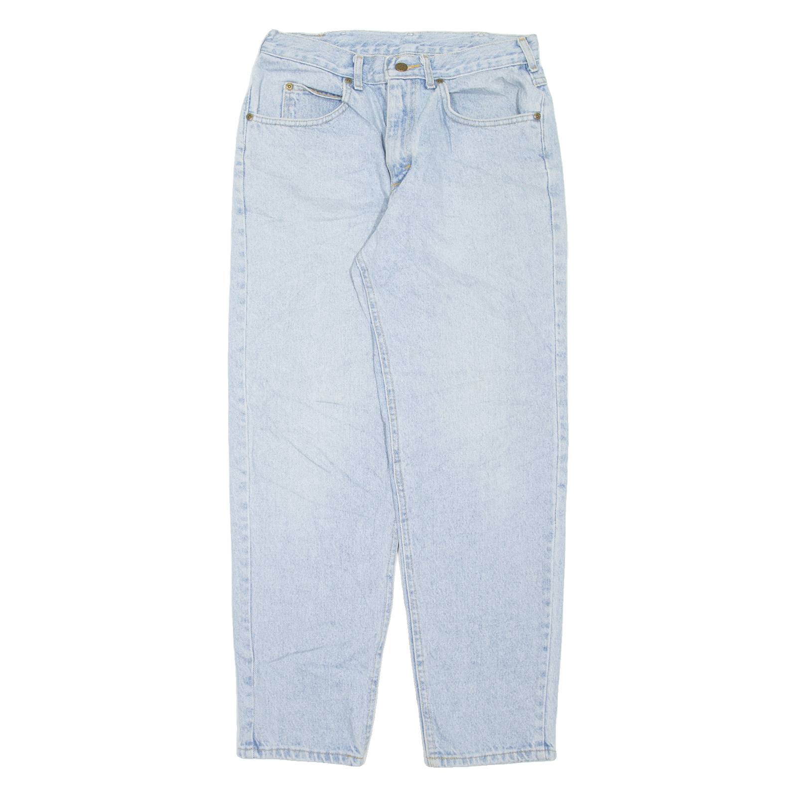 LEE Womens Jeans Blue Relaxed Tapered W29 L30