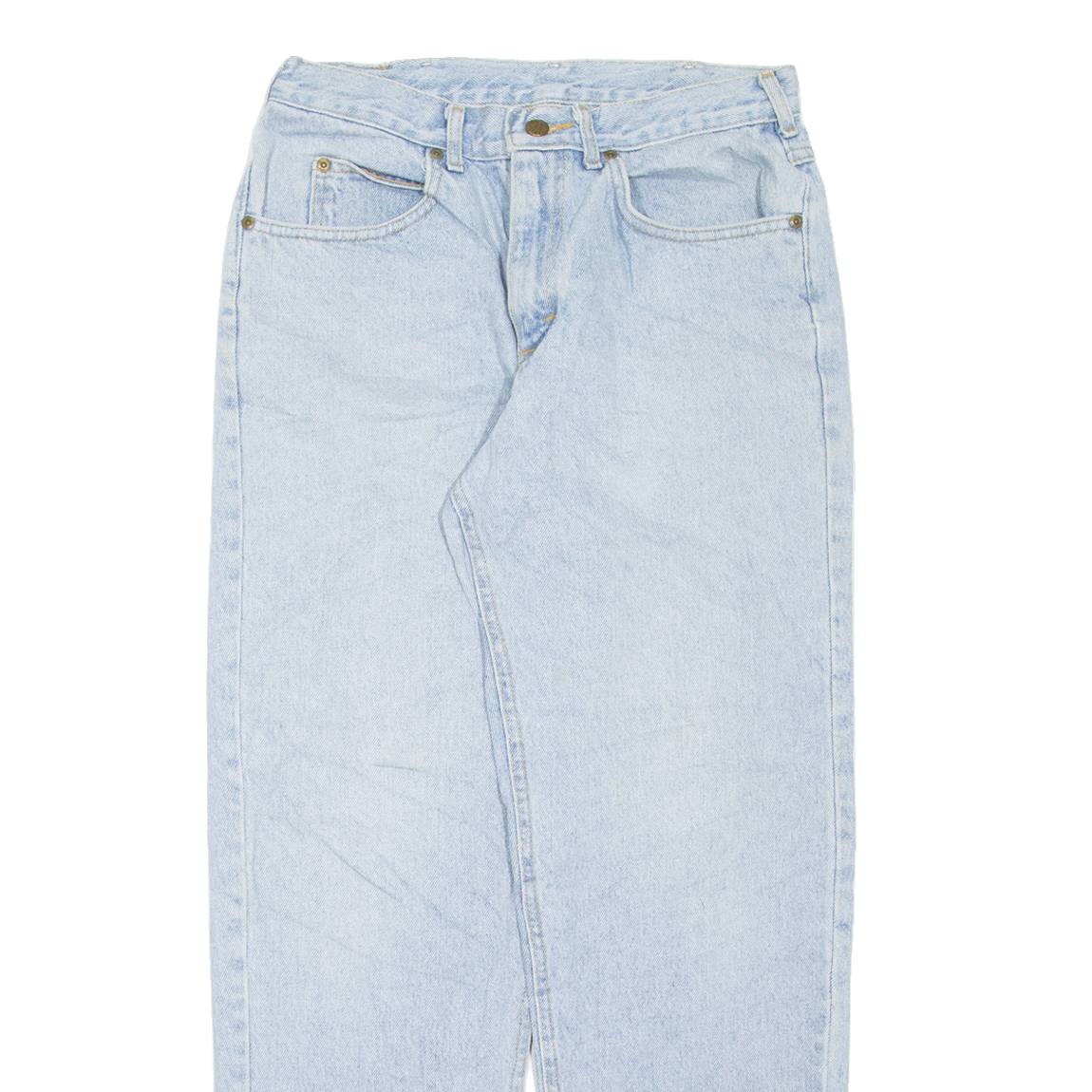 LEE Womens Jeans Blue Relaxed Tapered W29 L30