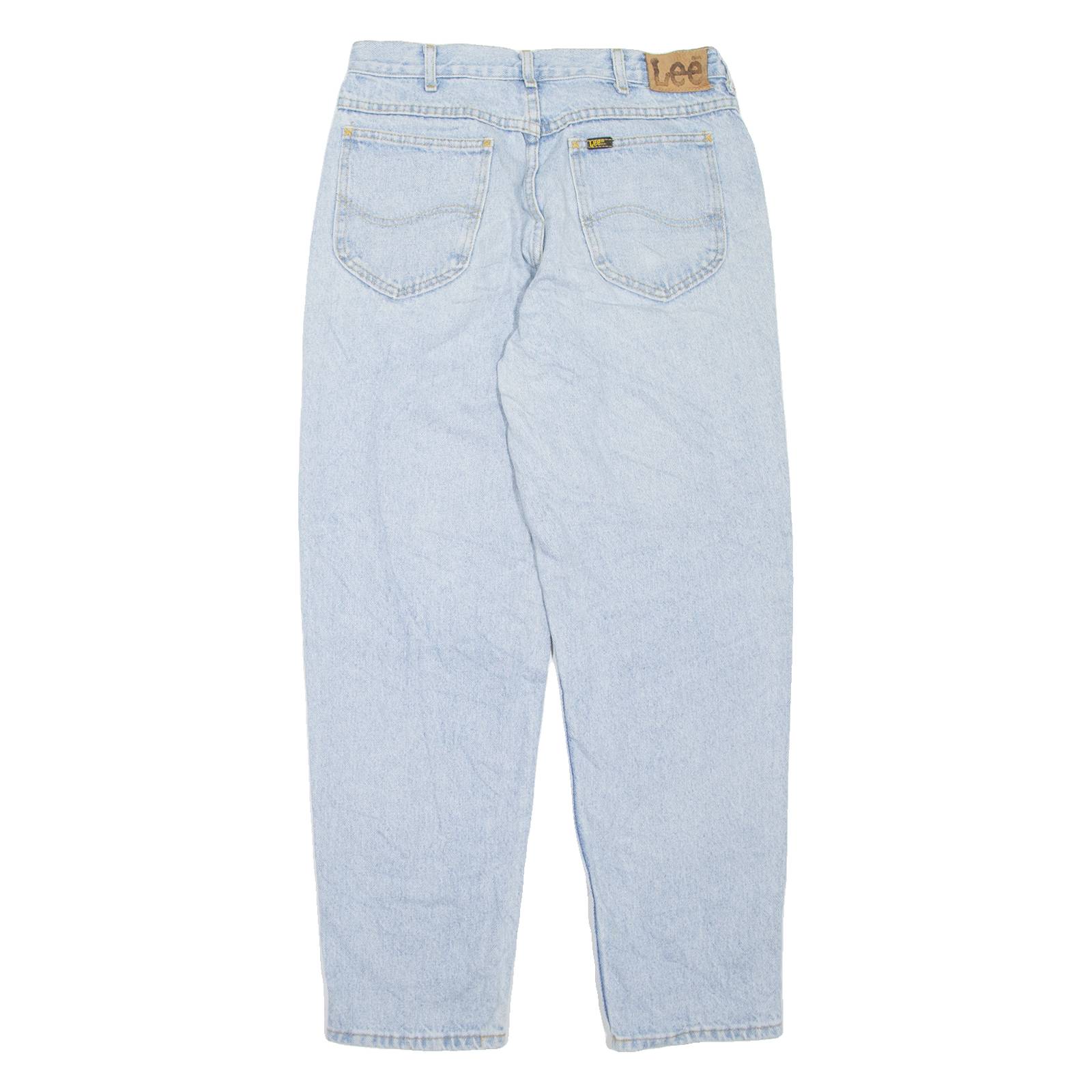 LEE Womens Jeans Blue Relaxed Tapered W29 L30
