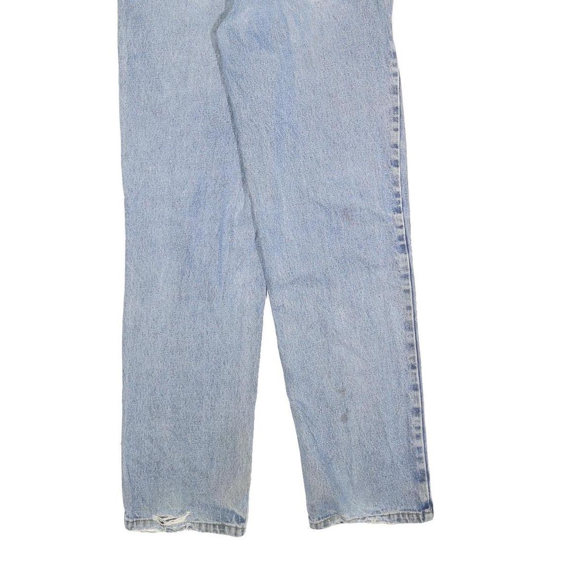 DICKIES Mens Regular Fit Blue Denim Jeans W34 L34 Classic Cotton Blend Zip