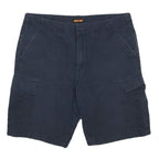 SANTA CRUZ Mens Navy Cargo Shorts M W32 Cotton Blend Casual Pocketed