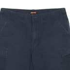 SANTA CRUZ Mens Navy Cargo Shorts M W32 Cotton Blend Casual Pocketed