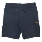 SANTA CRUZ Mens Navy Cargo Shorts M W32 Cotton Blend Casual Pocketed