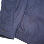 POLO RALPH LAUREN Mens Navy Blue Jacket L Cotton Blend Plain Zip Casual