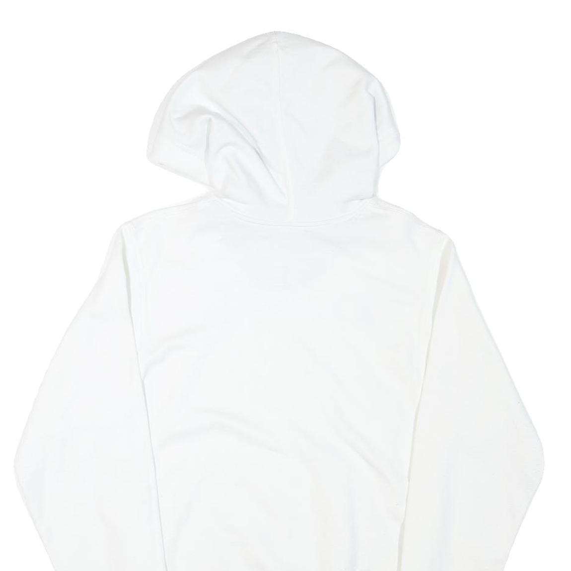 CHAMPION Mens White Hoodie XS Cotton Blend Pullover Drawstring Hood Casual