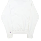 CHAMPION Mens White Hoodie XS Cotton Blend Pullover Drawstring Hood Casual