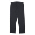 CALVIN KLEIN Mens Slim Fit Black Cotton Blend Trousers W32 L32 Stylish