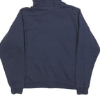 NFL Womens Navy Bears Full Zip Hoodie L Cotton Blend Casual Sportswear