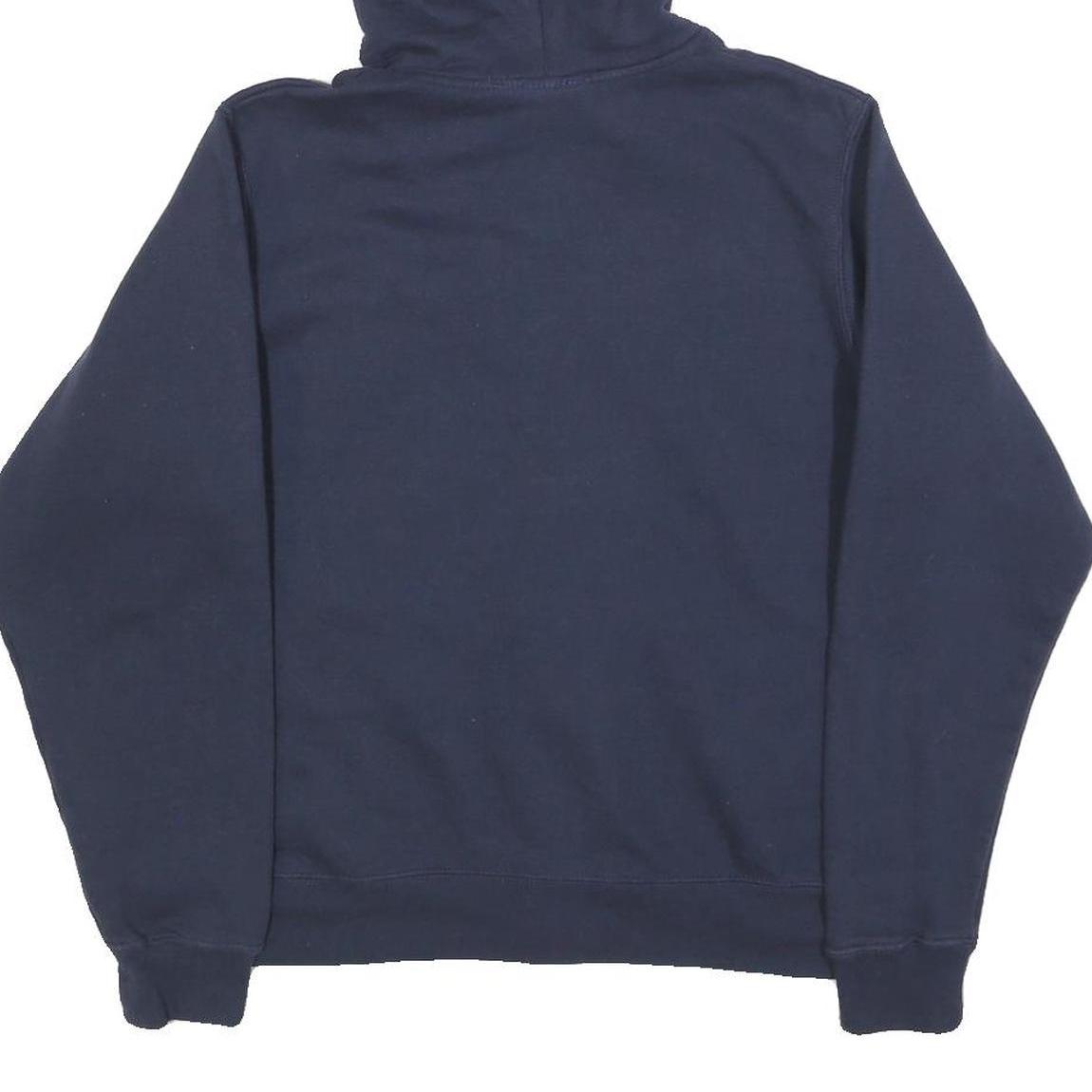 NFL Womens Navy Bears Full Zip Hoodie L Cotton Blend Casual Sportswear