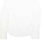 DKNY Mens White Slim Fit Shirt M Classic Cotton Button Long Sleeve