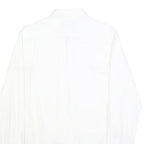 DKNY Mens White Slim Fit Shirt M Classic Cotton Button Long Sleeve