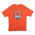 KENZO Mens Orange Cotton Graphic T-Shirt S Short Sleeve Crew Neck Designer
