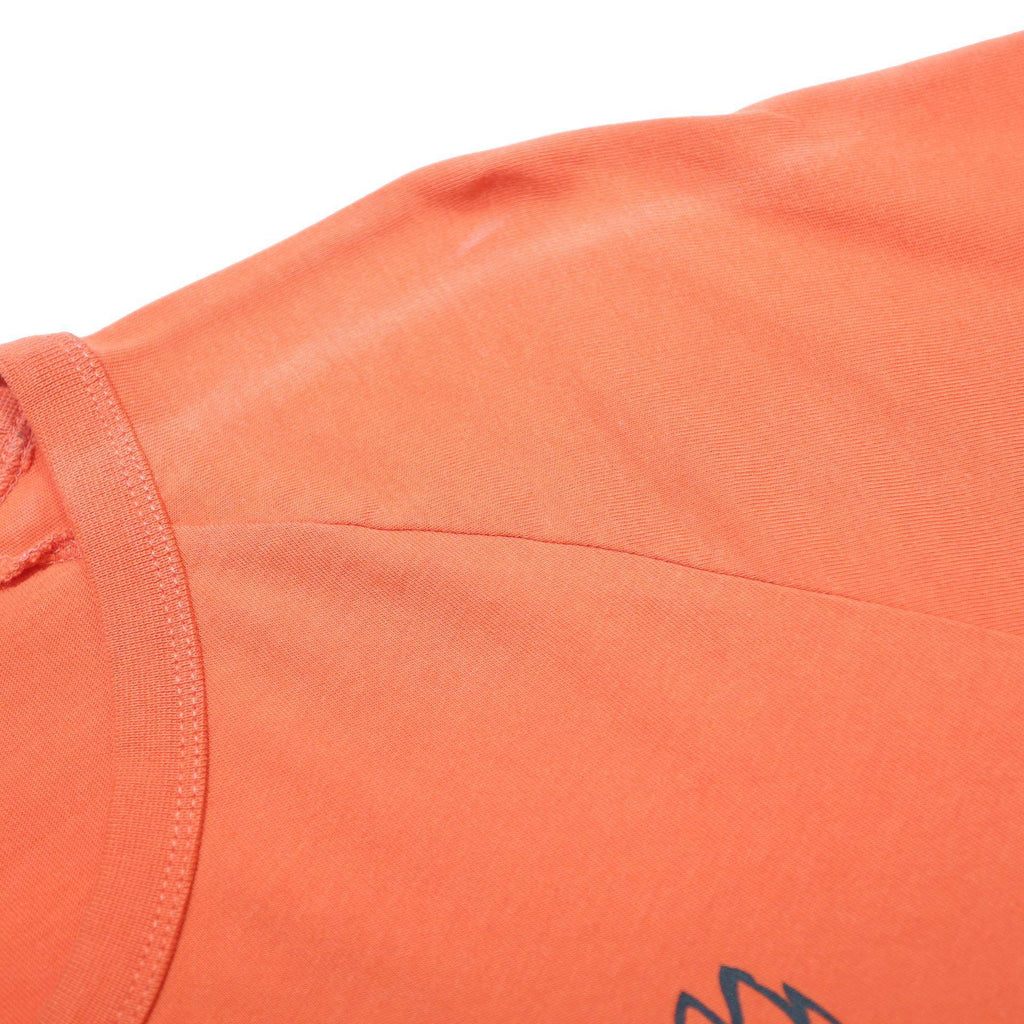 KENZO Mens Orange Cotton Graphic T-Shirt S Short Sleeve Crew Neck Designer