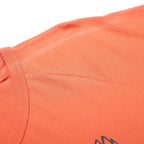 KENZO Mens Orange Cotton Graphic T-Shirt S Short Sleeve Crew Neck Designer
