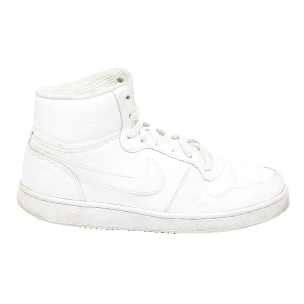NIKE Court Borough Mid Boys Trainers White Synthetic UK 5.5 High Top Casual