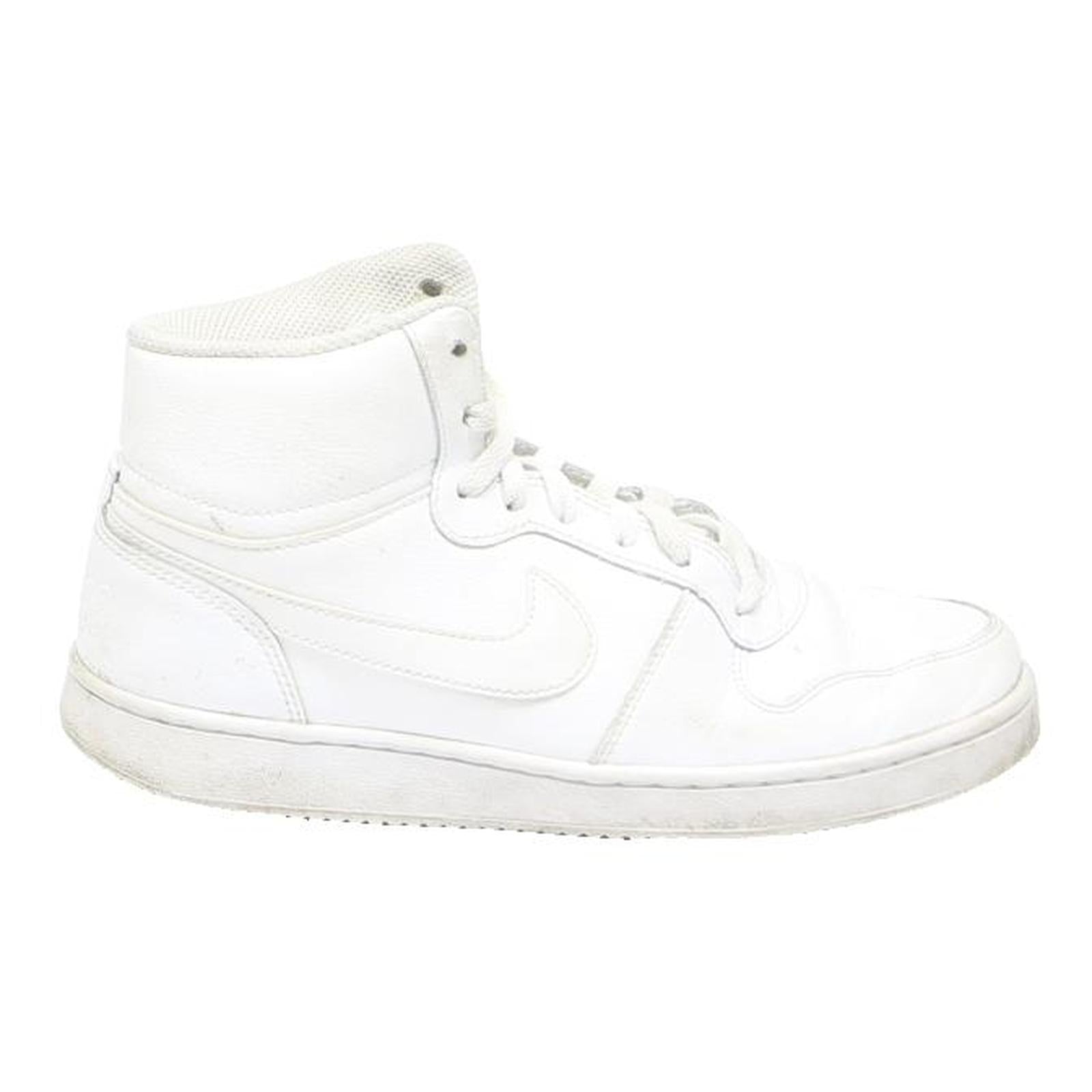 NIKE Court Borough Mid Boys Trainers White Synthetic UK 5.5 High Top Casual