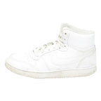 NIKE Court Borough Mid Boys Trainers White Synthetic UK 5.5 High Top Casual