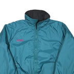 COLUMBIA Womens Blue Jacket S Polyester Blend Plain Zip Outdoor Casual