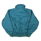 COLUMBIA Womens Blue Jacket S Polyester Blend Plain Zip Outdoor Casual