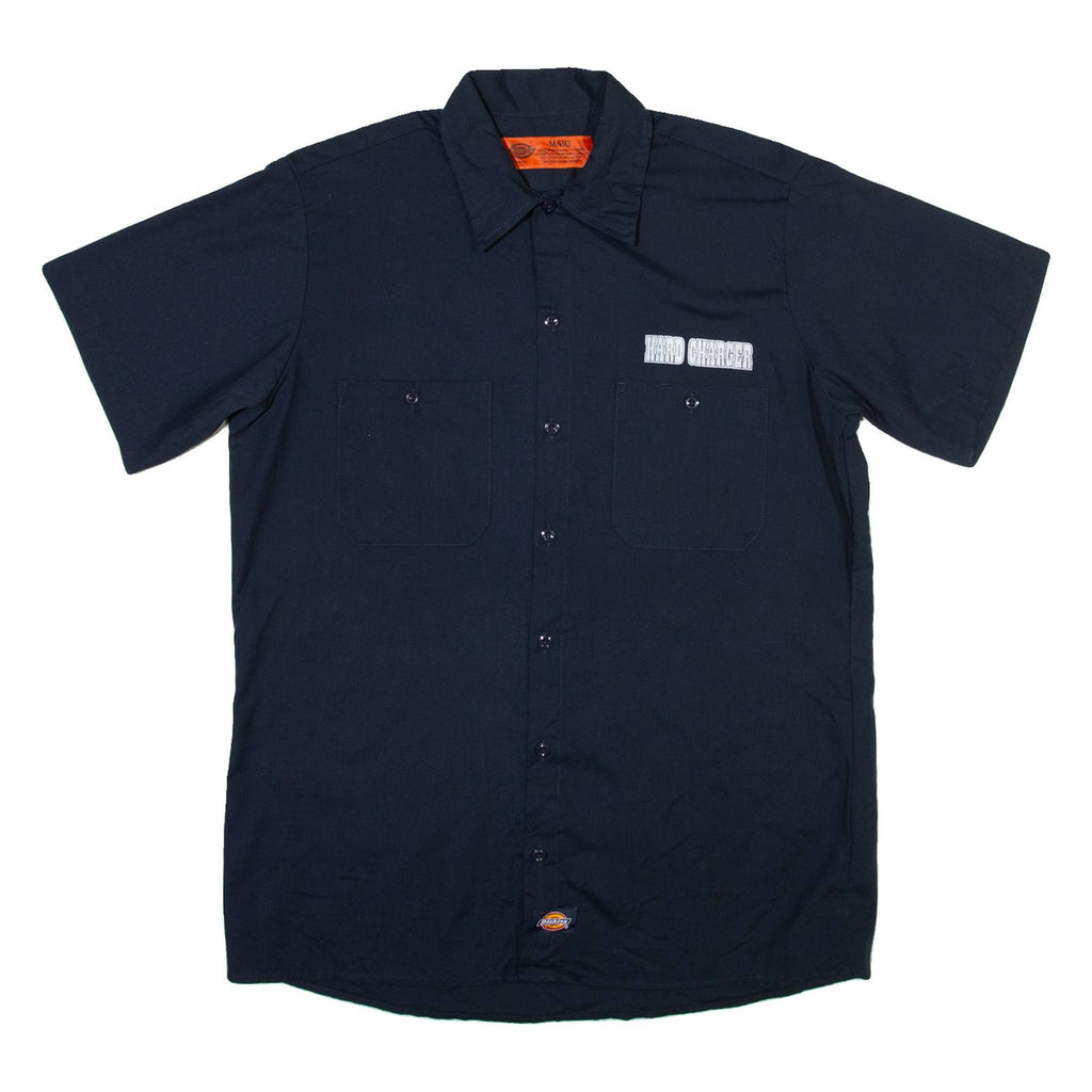 DICKIES Mens Worker Shirt Blue M