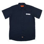 DICKIES Mens Worker Shirt Blue M