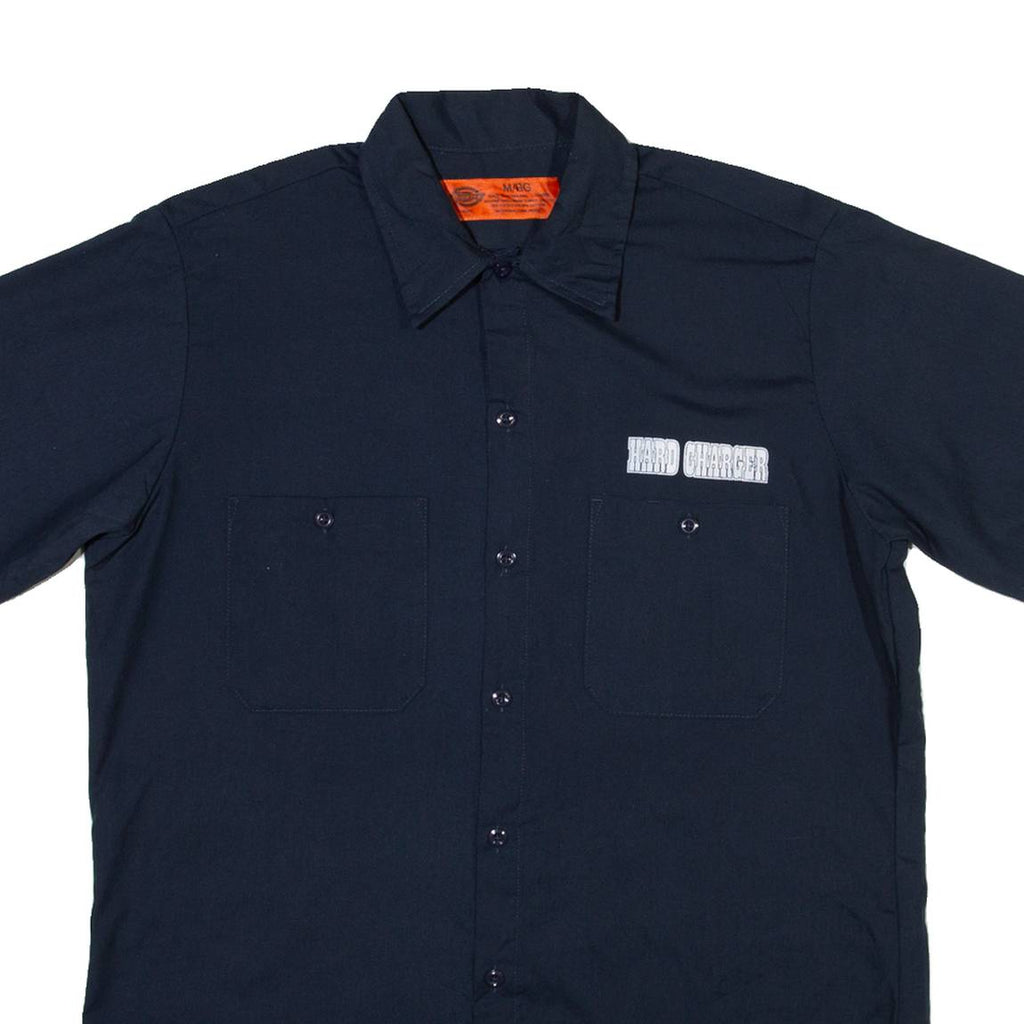 DICKIES Mens Worker Shirt Blue M