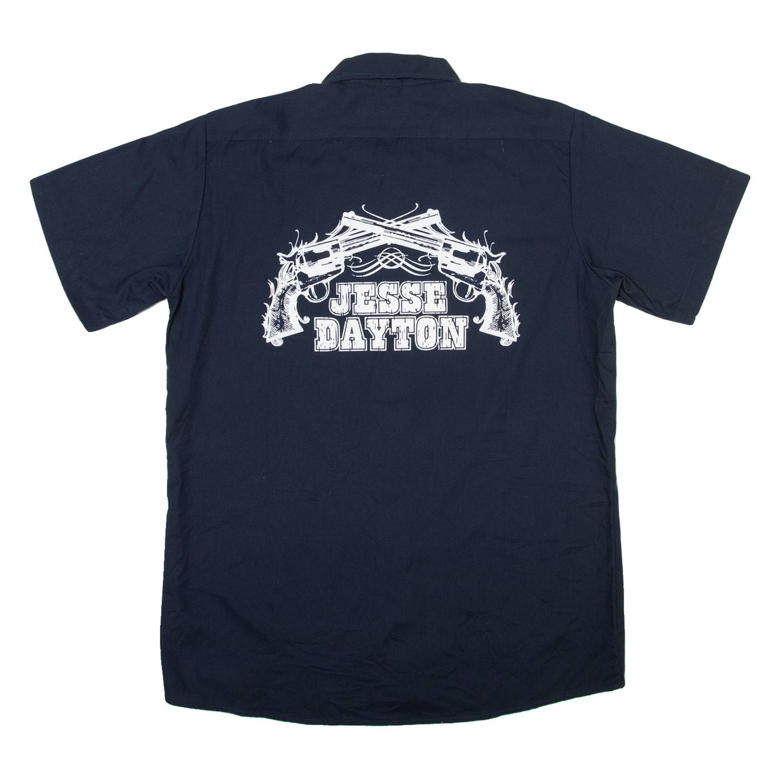 DICKIES Mens Worker Shirt Blue M