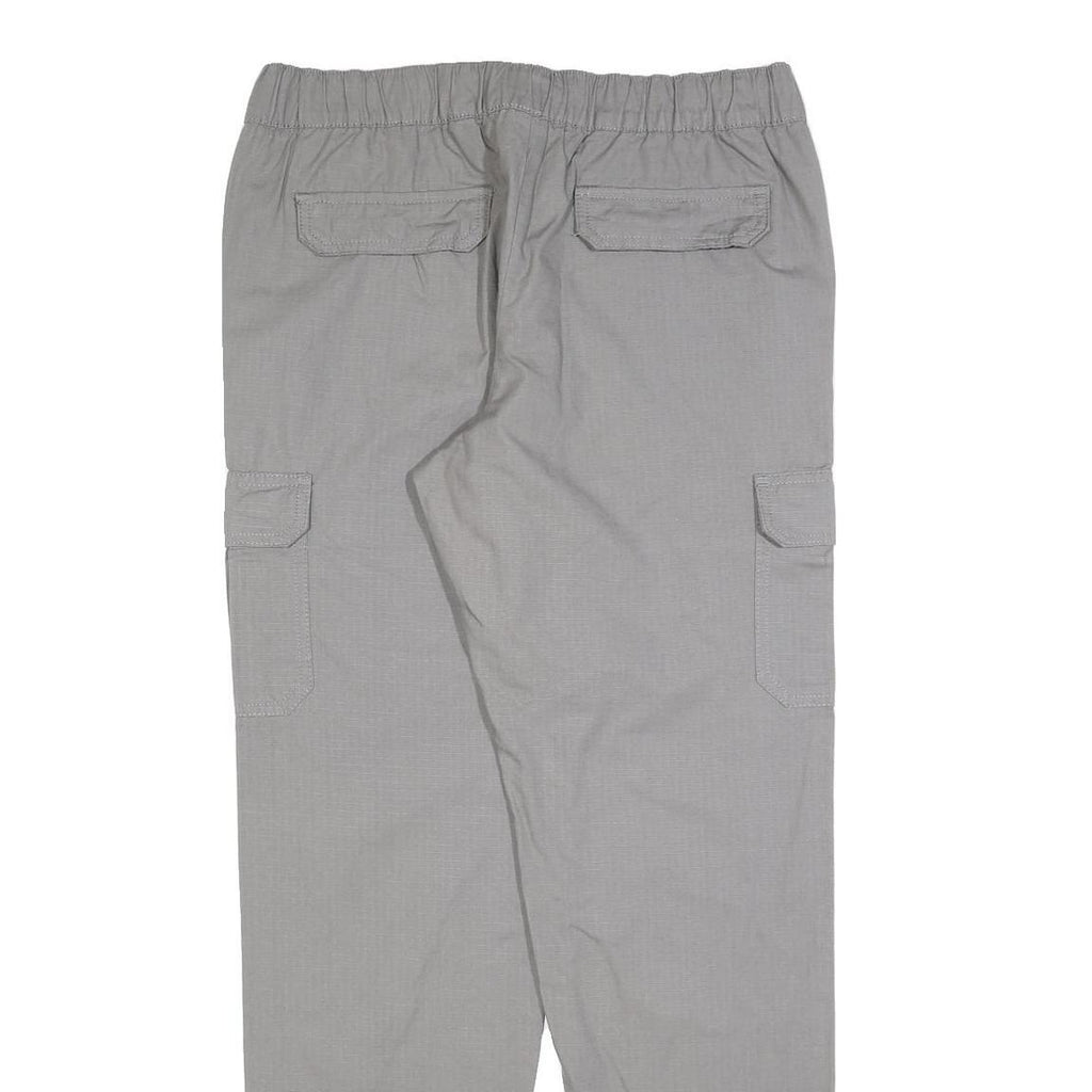 URBAN CLASSICS Mens Grey Regular Fit Cargo Drawstring Trousers W34 L32 Casual
