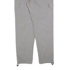 URBAN CLASSICS Mens Grey Regular Fit Cargo Drawstring Trousers W34 L32 Casual