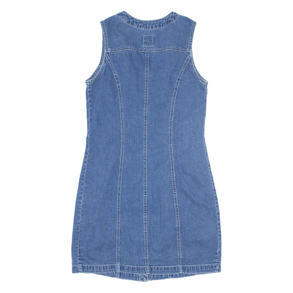 GAP Womens Pencil Dress Blue Denim Sleeveless Knee Length S