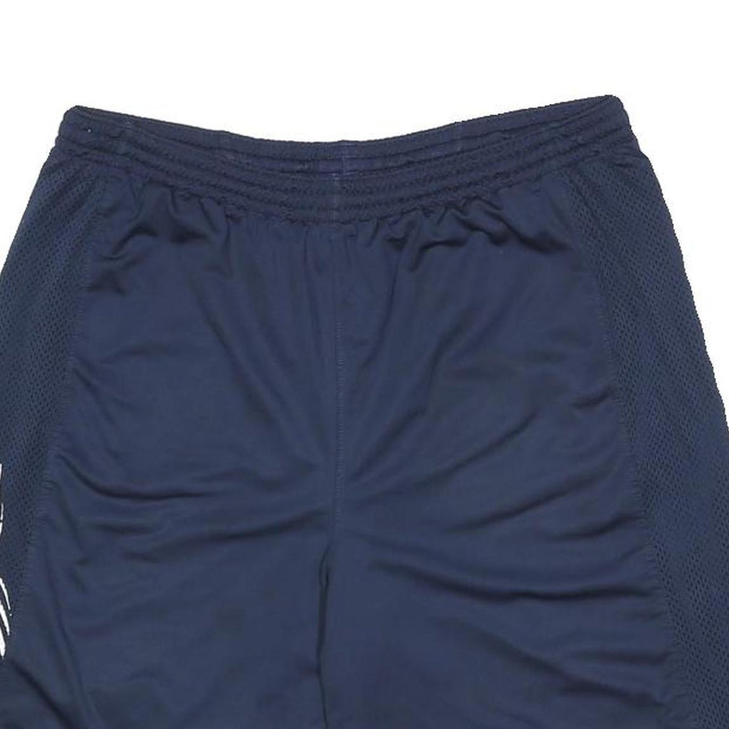NIKE Mens Navy Blue Sports Shorts L W32 Polyester Lightweight Mesh
